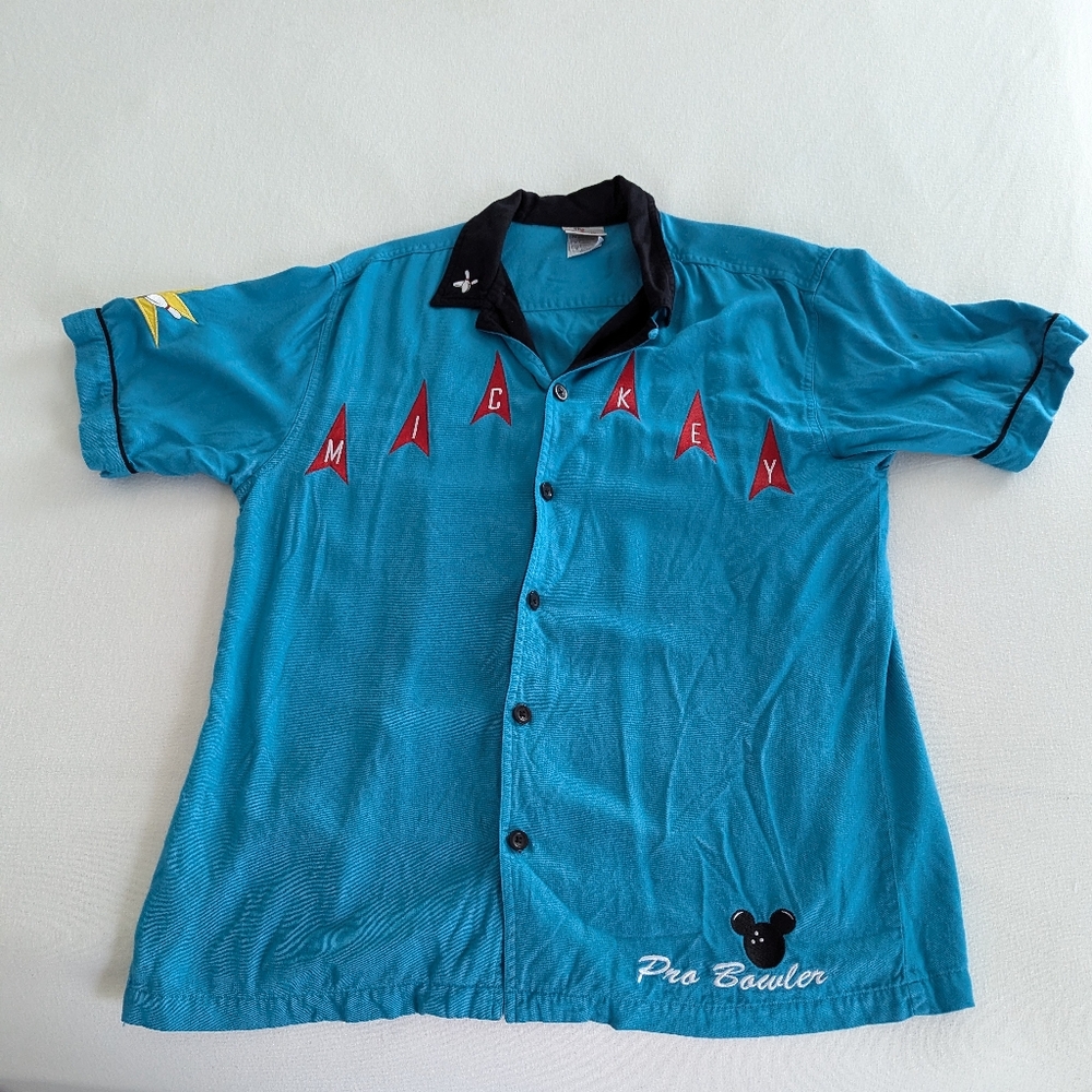 Vintage Mickey bowling shirt